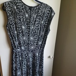 Spider web vintage inspired dress